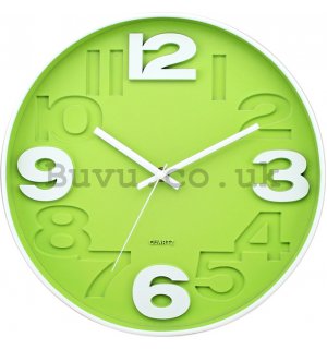 Wall clock: Green (2) - 30 cm