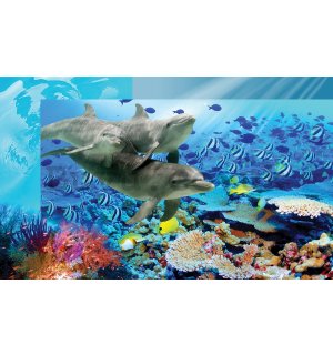 Vlies wall mural : Undersea world - 184x254 cm