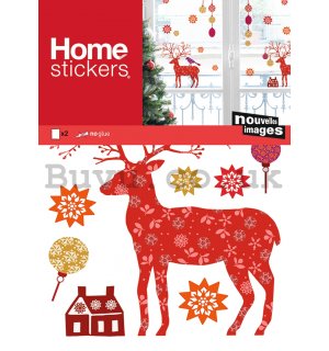 Christmas glass sticker - Deer
