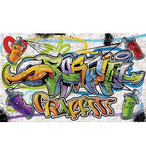 Wall mural vlies: Graffiti (5) - 104x152,5 cm