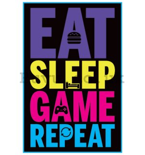 Poster - Eat, Sleep Game, Repeat