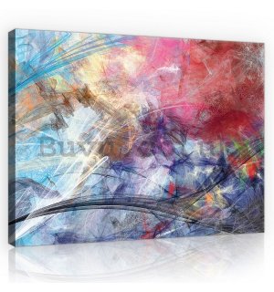 Painting on canvas: Modern abstraction (4) - 75x100 cm