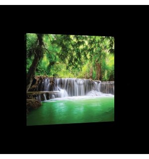 Painting on canvas: Waterfall (3) - 75x100 cm