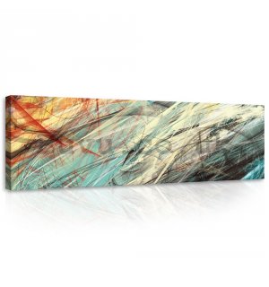 Painting on canvas: Modern Abstraction (1) - 145x45 cm