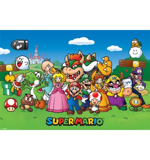 Poster - Super Mario (heroes)