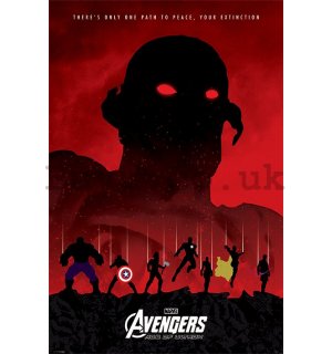 Poster - Avengers Age of Ultron (red)