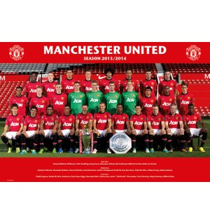 Poster - Manchester United (Team photo 13/14)